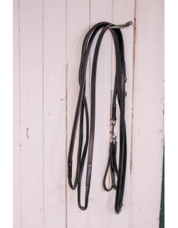 Draw reins - Round leather