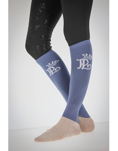 Chaussettes d'Equitation - Bleu Vintage