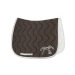 Classic point sellier saddle pad - Taupe & white