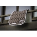 Tapis de selle point sellier classique - Taupe & blanc