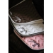 Classic point sellier saddle pad - Taupe & white