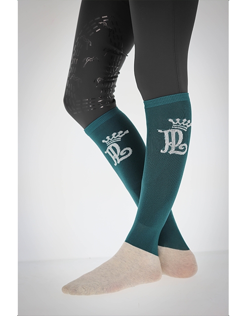 Pénélope Show Riding Socks - Green