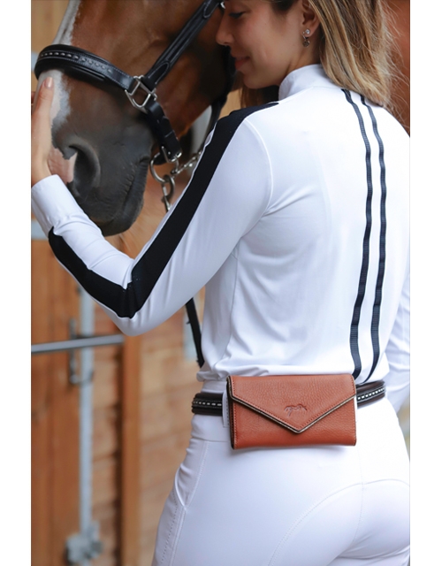 Pochette Pénélope phone pocket - Cognac