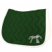 Tapis de selle Point Sellier Classique - Vert Forêt & Blanc