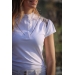 Polo de concours Venise - Blanc & taupe