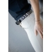 Pearl belt - Black & white
