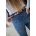 Ceinture Pearl - Havane & rose