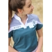 Indy polo shirt peacock blue - Junior