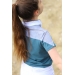 Indy polo shirt peacock blue - Junior