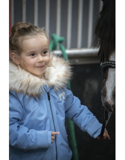Eden by Pénélope Lyon Artic Blue Bombers Jacket - Children