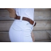 Ceinture Pearlog - Cognac & caramel