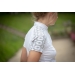 Anaïs short sleeves competition polo shirt - White