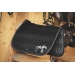 Classic velvet saddle pad - Black & black