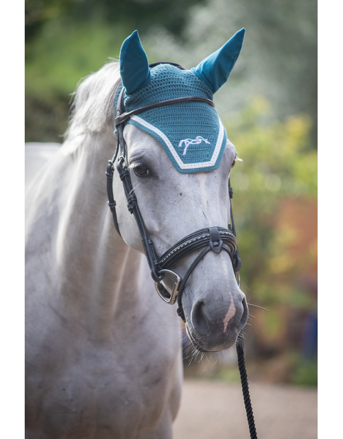 Bonnet Point Sellier Fly coton - Bleu canard
