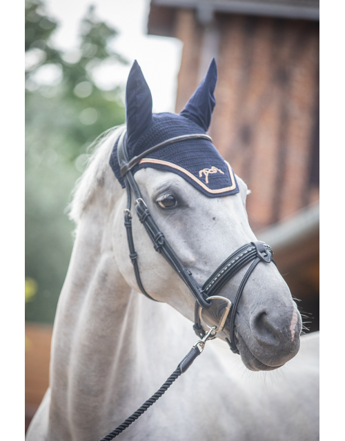 Bonnet Point Sellier Fly Coton - Marine & Rose Gold
