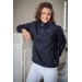 Camo-Kayak Jacket - Navy
