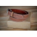 Ceinture Initial - Cognac