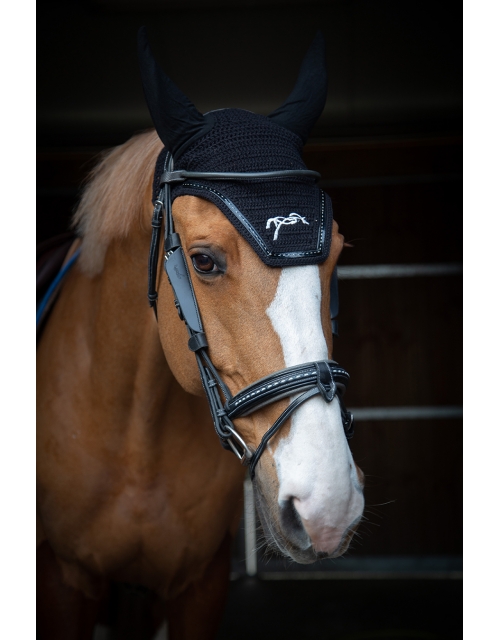 Fly Cotton Point sellier Fly Veil - Black & Patent Black