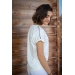 Poppy T-Shirt - Off-White & Tricolor Braid