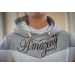 Artemis Hoodie - Yellow & Grey
