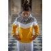 Artemis Hoodie - Yellow & Grey
