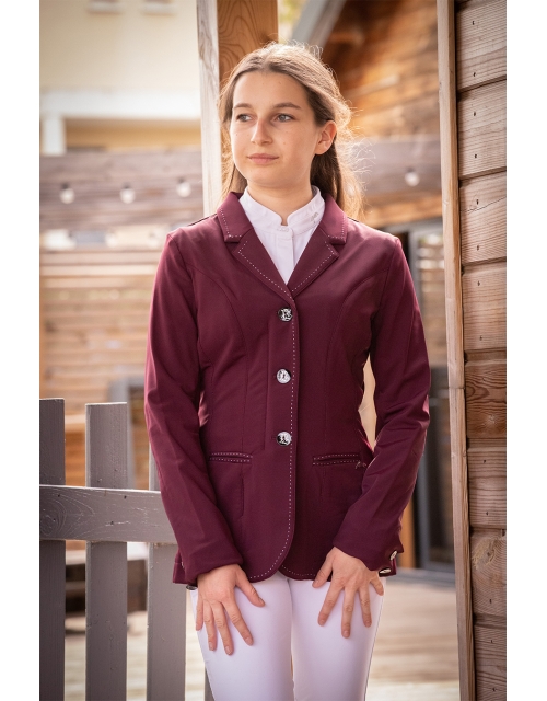 Paris Soft Air Plum Show Jacket - Children