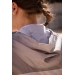 Celecce windbreaker - Caramel & Grey