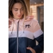 Celecce Jacket - Navy & Pink