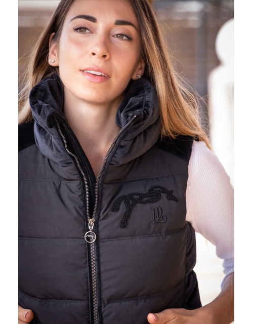Sonia Padded Vest - Black