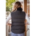 Sonia Padded Vest - Black