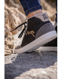 High Jupiter Sneakers - Black & Grey