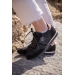 Saturne Sneakers - Black & Rose Gold