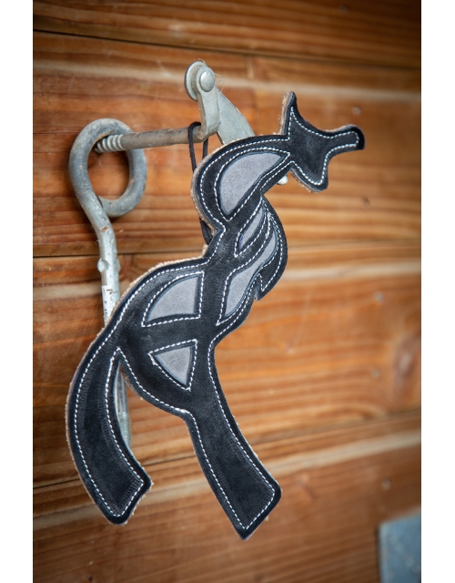 Horse Toy - Black & Grey