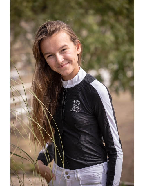 Chemise de Concours Showshirt Noir - Enfant