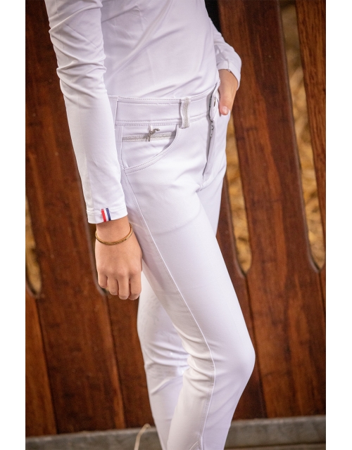Eden by Pénélope Fun White Breeches - Children