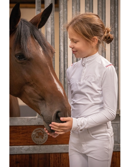 Eden by Pénélope Bruges Polo Shirt White - Children
