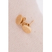 Lou Arabesque Stud Earrings - Gold