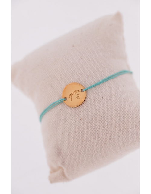 Zoé Bracelet - Golden & Turquoise