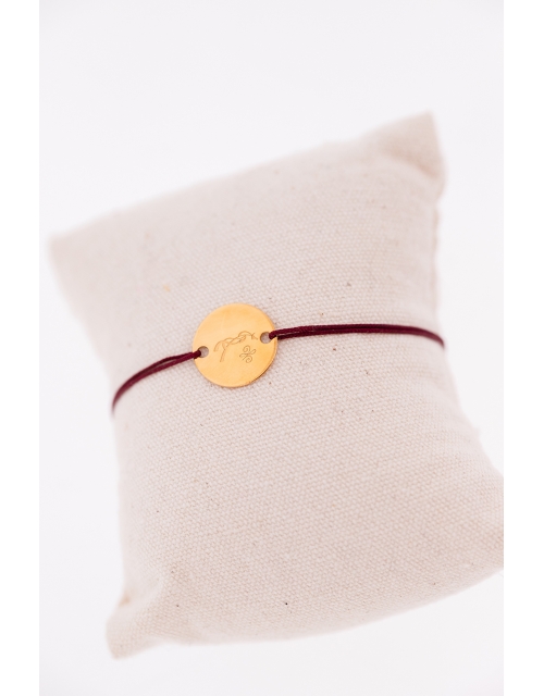 Zoé Bracelet - Golden & Plum