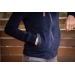 Emy Navy Velvet Hoodie - Children