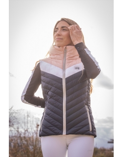 Camélia Sleeveless Jacket - Navy & Pink