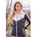Camélia Sleeveless Jacket - Navy & Pink
