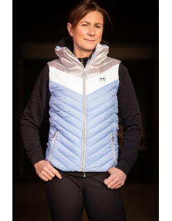 Camélia Sleeveless Jacket - Artic Blue