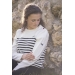 SAINT JAMES x Pénélope Collections Maelle Pullover - Ecru