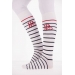 Chaussettes Duchesse SAINT JAMES x Pénélope Collections - Marine & Blanc