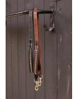 Rubber Dog Leash - Black