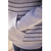 SAINT JAMES x Pénélope Collections Océane Grey & Navy Hoodie - Children