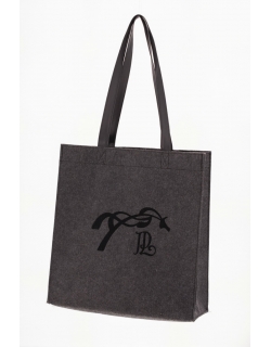 Felt Tote-bag - Grey & Black