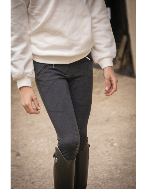 Eden by Pénélope Romy Heather Grey Breeches - Children