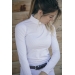 Seville Long-Sleeve Competition Polo - White